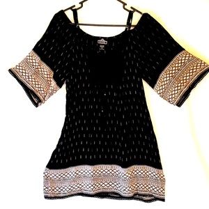 Angie women’s cold shoulder tunic dress